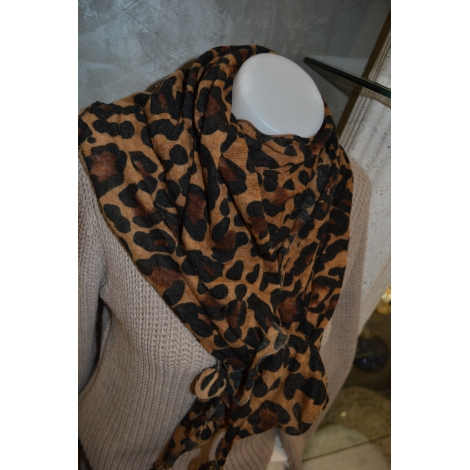 ECHARPE LEOPARD / LAINAGE LEGERE