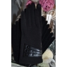 GANTS  NOIR / SIMILI ET  BOUTONS G.PASQUIER