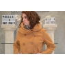 MANTEAU CAPUCHE A DOUBLE BOUTONNAGE CAMEL