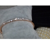 BRACELET EN ACIER INOXIDABLE ROSE/STRASS