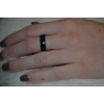 BAGUE CERAMIQUE NOIRE