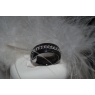 BAGUE EN CERAMIQUE / CHAINETTE ACIER INOX