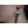 BOUCLES D'OREILLES "LOLITA"  AGENT/ROUGE