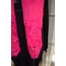 ECHARPE DENTELLE ROSE FUCHSIA